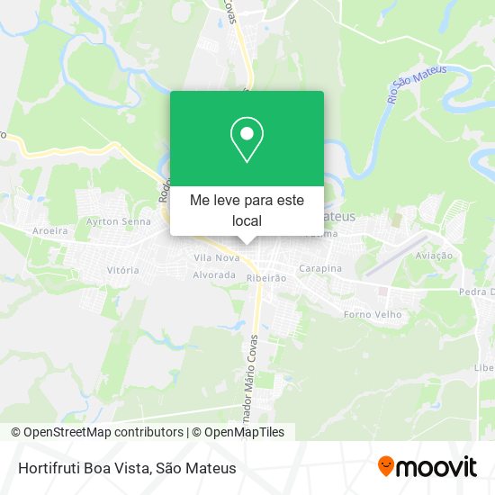 Hortifruti Boa Vista mapa