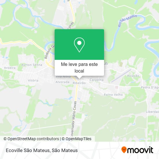 Ecoville São Mateus mapa