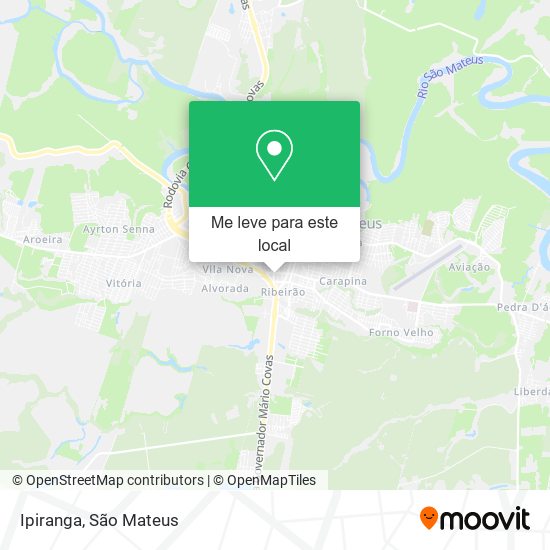 Ipiranga mapa