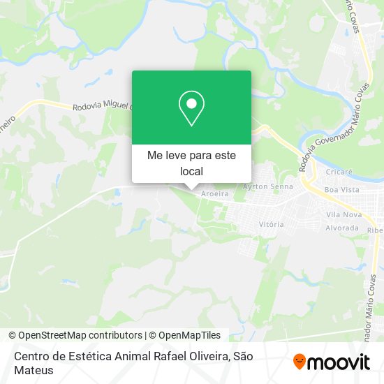 Centro de Estética Animal Rafael Oliveira mapa