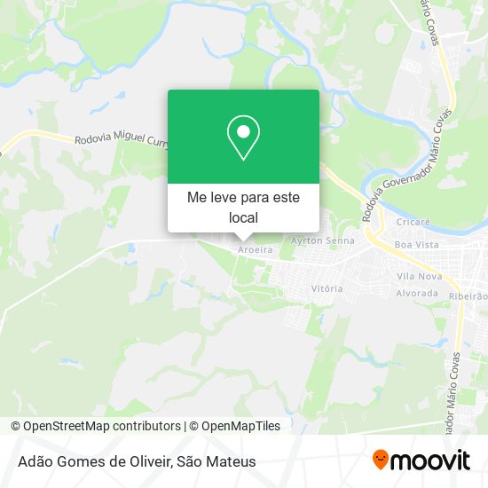 Adão Gomes de Oliveir mapa