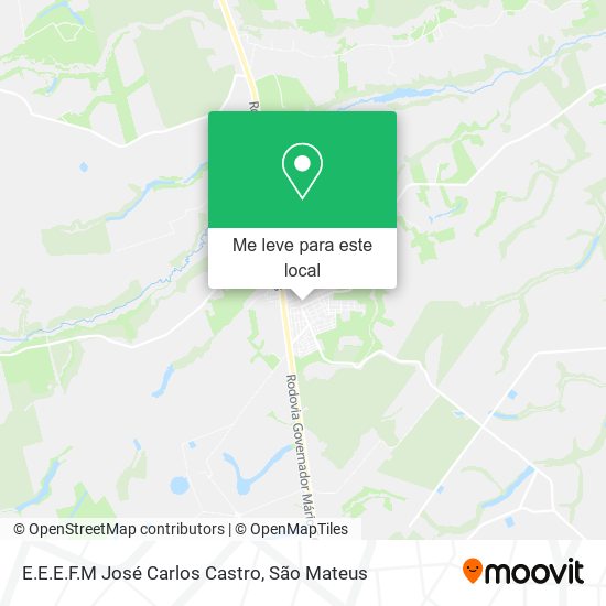 E.E.E.F.M José Carlos Castro mapa