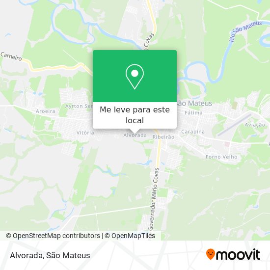 Alvorada mapa