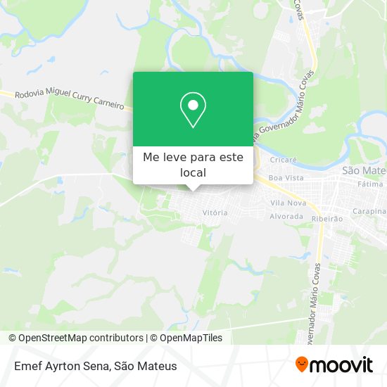 Emef Ayrton Sena mapa