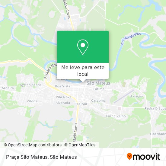 Praça São Mateus mapa