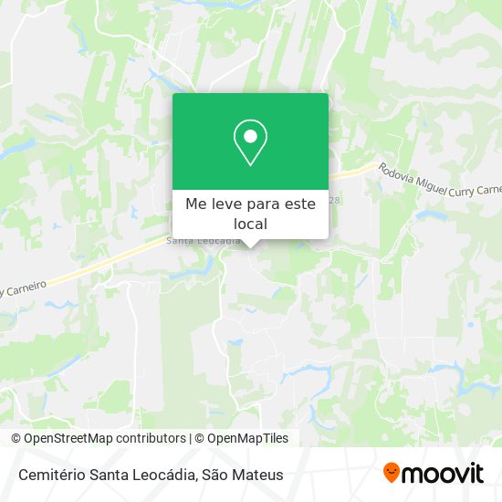 Cemitério Santa Leocádia mapa