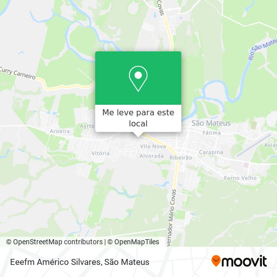 Eeefm Américo Silvares mapa
