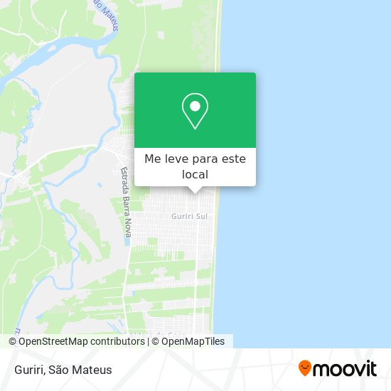 Guriri mapa