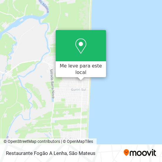 Restaurante Fogão A Lenha mapa