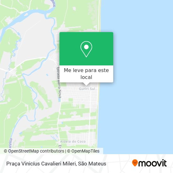 Praça Vinicíus Cavalieri Mileri mapa