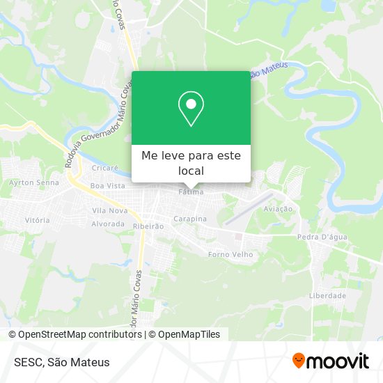 SESC mapa