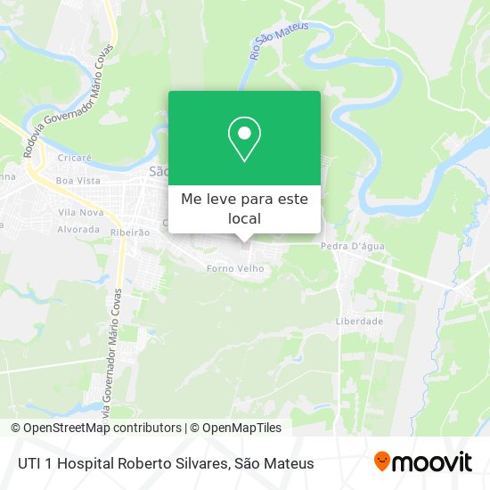 UTI 1 Hospital Roberto Silvares mapa