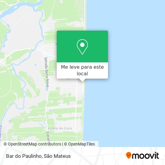 Bar do Paulinho mapa