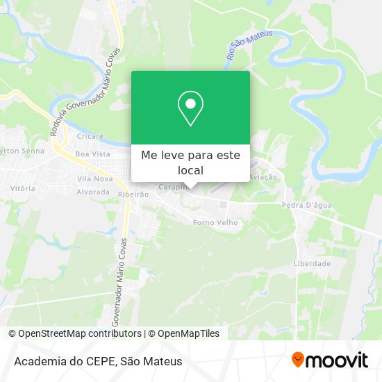Academia do CEPE mapa