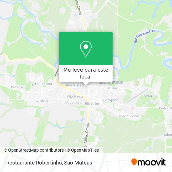 Restaurante Robertinho mapa