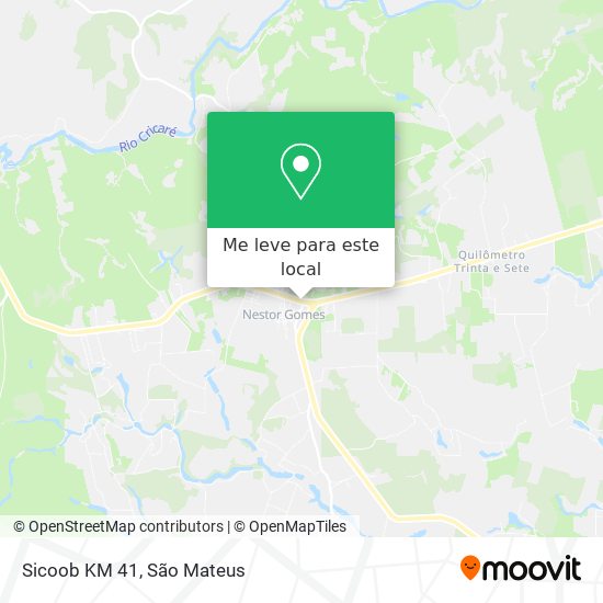 Sicoob KM 41 mapa
