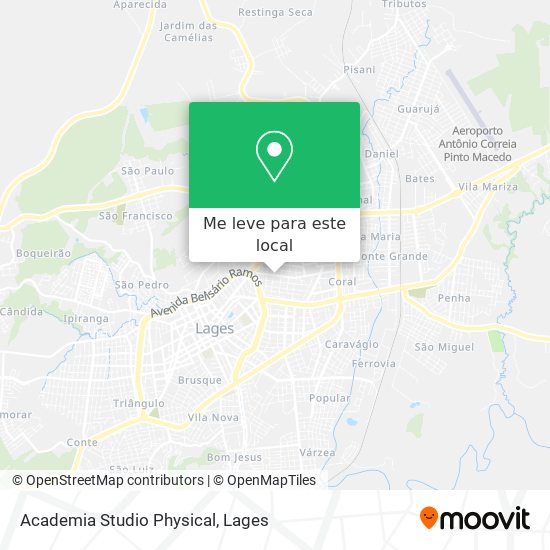 Academia Studio Physical mapa