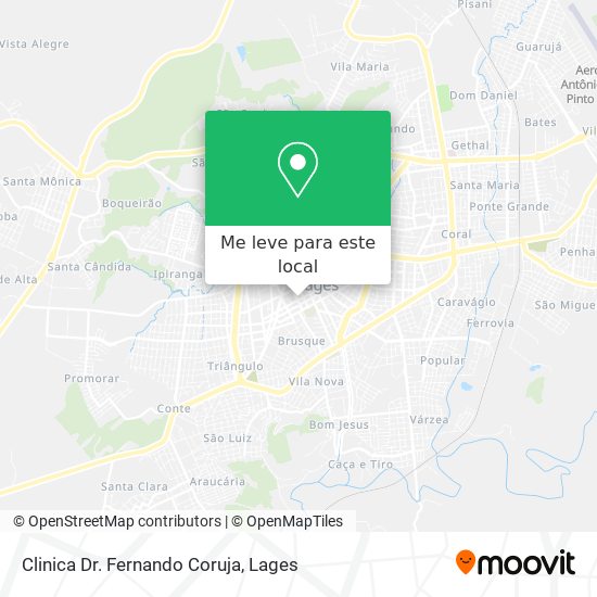Clinica Dr. Fernando Coruja mapa