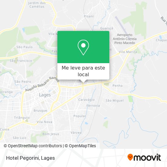 Hotel Pegorini mapa