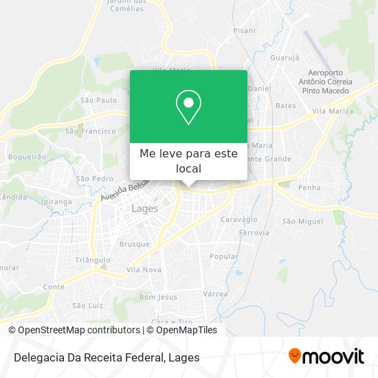 Delegacia Da Receita Federal mapa