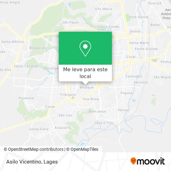 Asilo Vicentino mapa