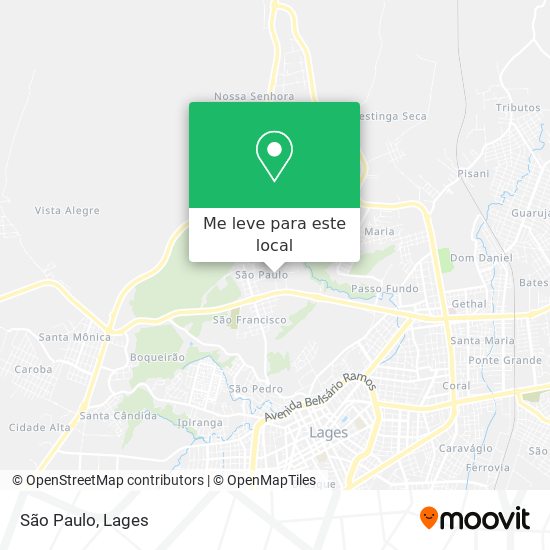 São Paulo mapa