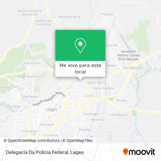 Delegacia Da Polícia Federal mapa