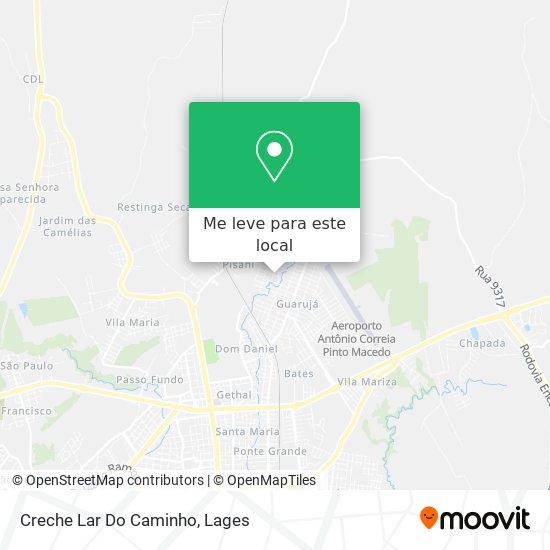 Creche Lar Do Caminho mapa