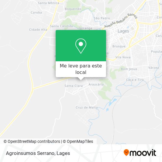 Agroinsumos Serrano mapa