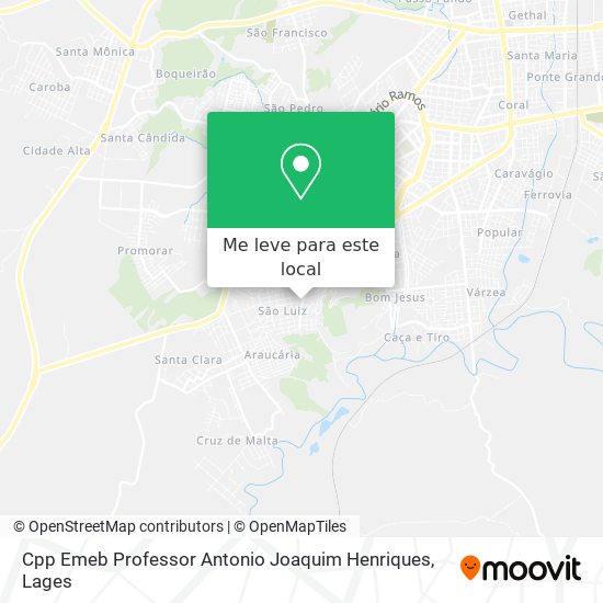 Cpp Emeb Professor Antonio Joaquim Henriques mapa