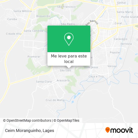 Ceim Moranguinho mapa