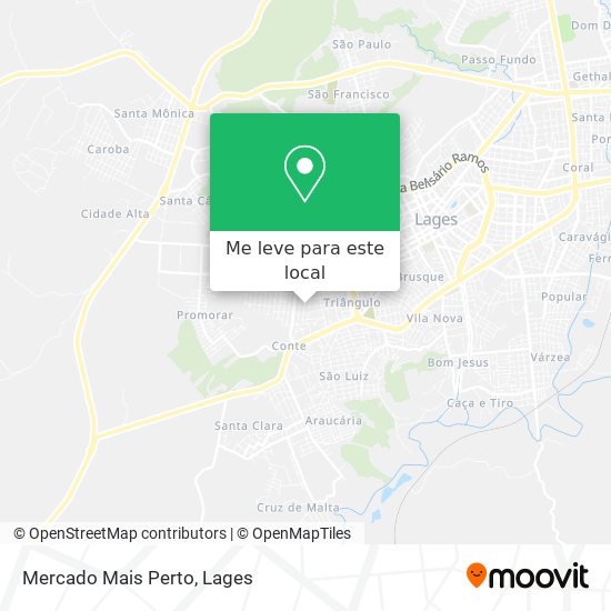 Mercado Mais Perto mapa