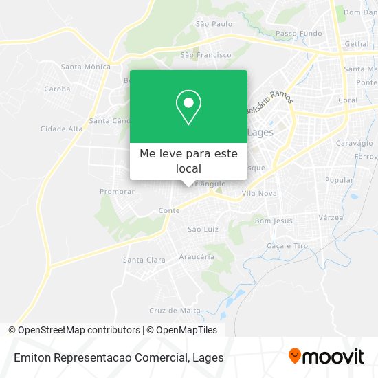 Emiton Representacao Comercial mapa