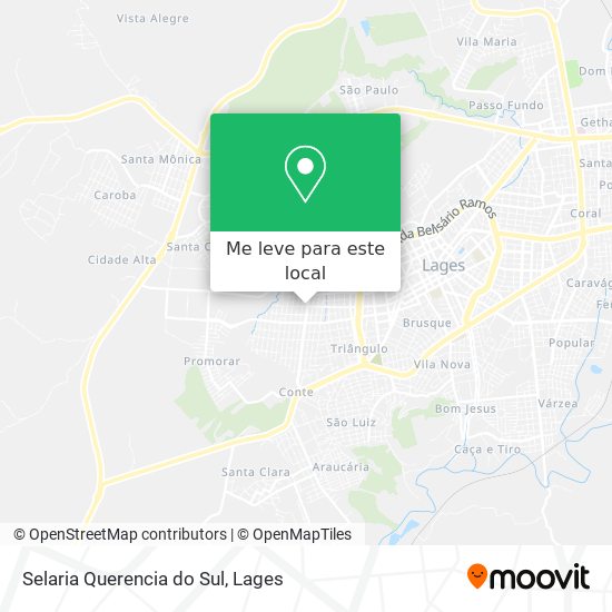 Selaria Querencia do Sul mapa