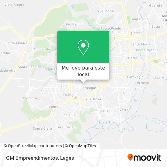 GM Empreendimentos mapa