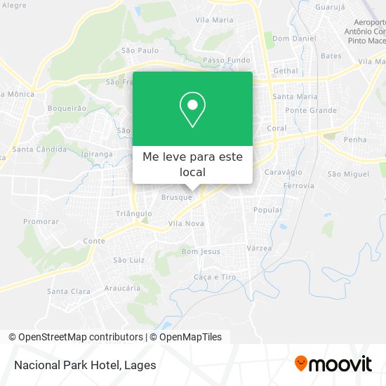 Nacional Park Hotel mapa
