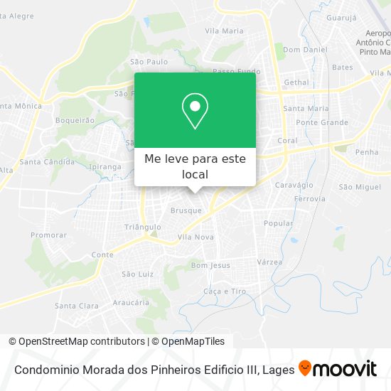 Condominio Morada dos Pinheiros Edificio III mapa