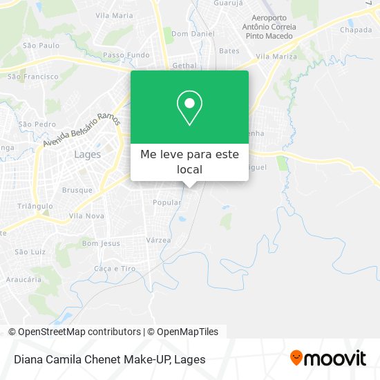 Diana Camila Chenet Make-UP mapa