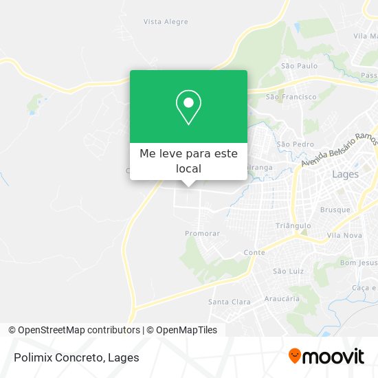 Polimix Concreto mapa