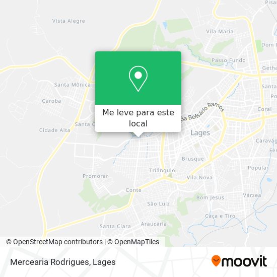 Mercearia Rodrigues mapa