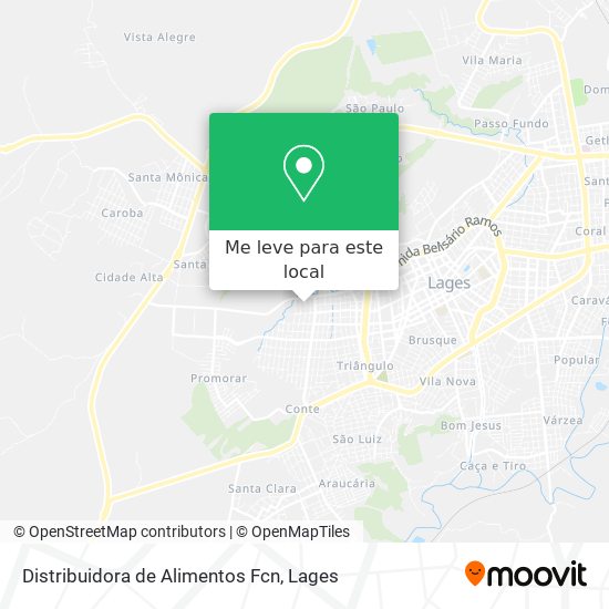 Distribuidora de Alimentos Fcn mapa
