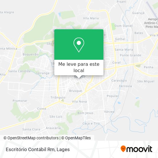 Escritório Contábil Rm mapa