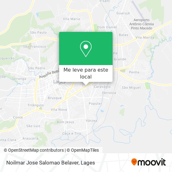 Noilmar Jose Salomao Belaver mapa