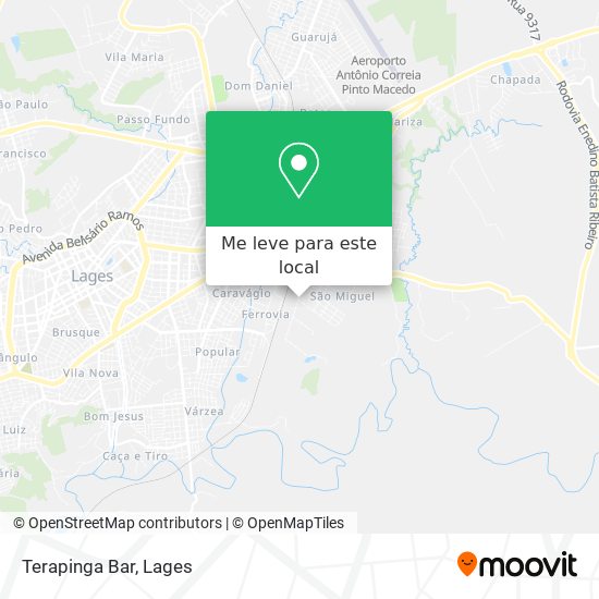 Terapinga Bar mapa