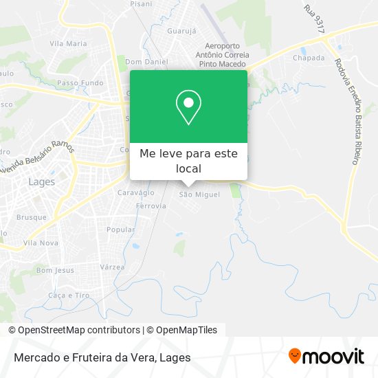 Mercado e Fruteira da Vera mapa