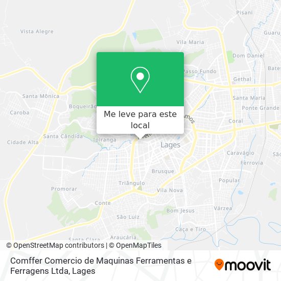 Comffer Comercio de Maquinas Ferramentas e Ferragens Ltda mapa