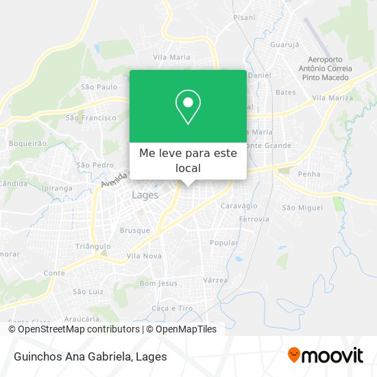 Guinchos Ana Gabriela mapa