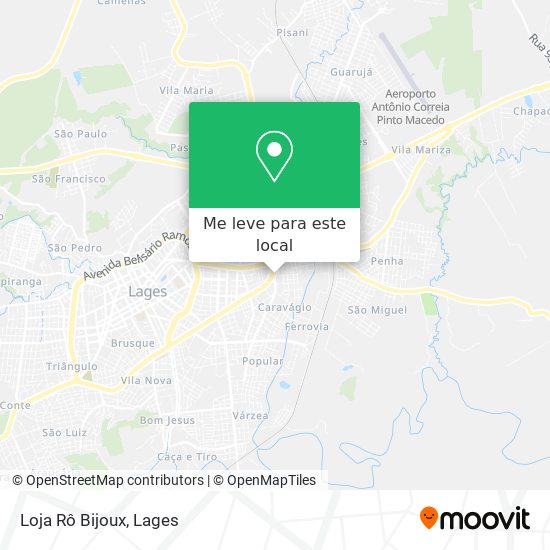 Loja Rô Bijoux mapa