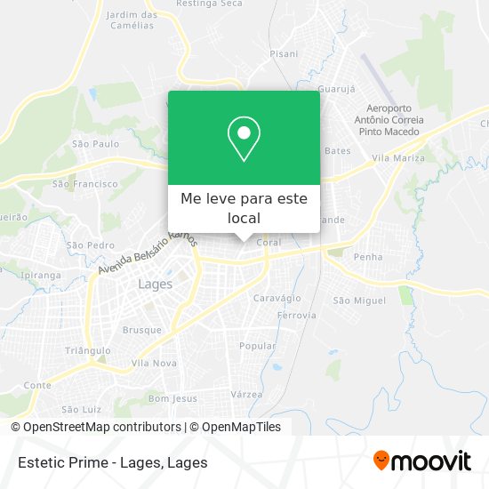 Estetic Prime - Lages mapa