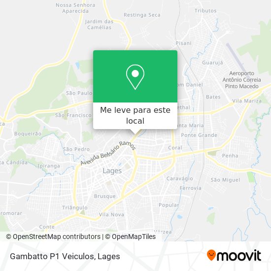Gambatto P1 Veiculos mapa